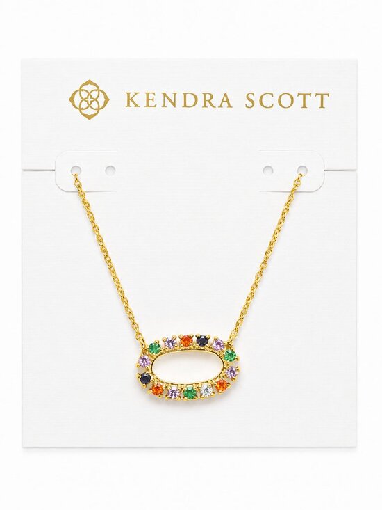 Kendra Scott Jewelry - Kendra Scott Elisa Open Frame Necklace in Multicolor - NWT $60 MSRP